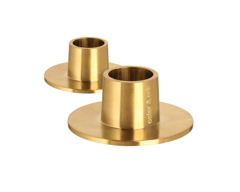 Matte Gold Taper Holders (pair) – Spruce