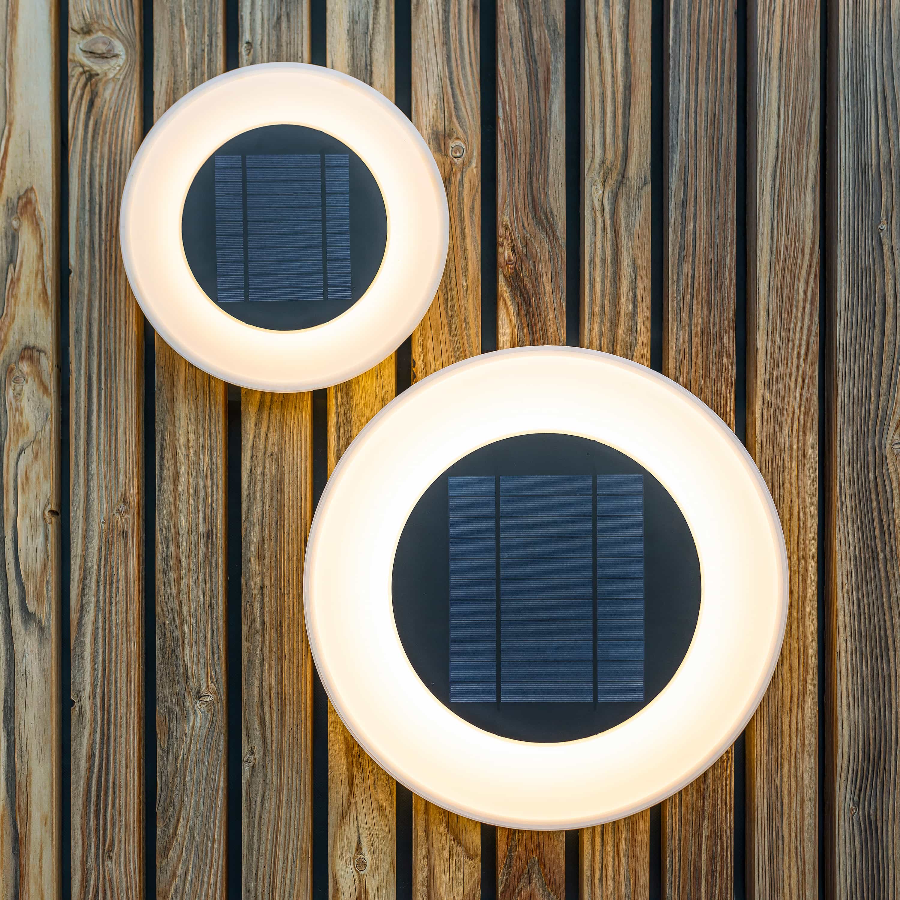 Illuminate your space sustainably with Wally, Newgarden's solar-powered wall light, crafted from recycled ocean plastics.