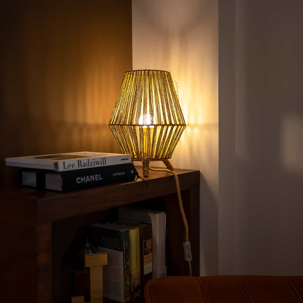 Enrich your home with the hand-braided Sisine 30 lamp by Newgarden. Perfect for indoor illumination.